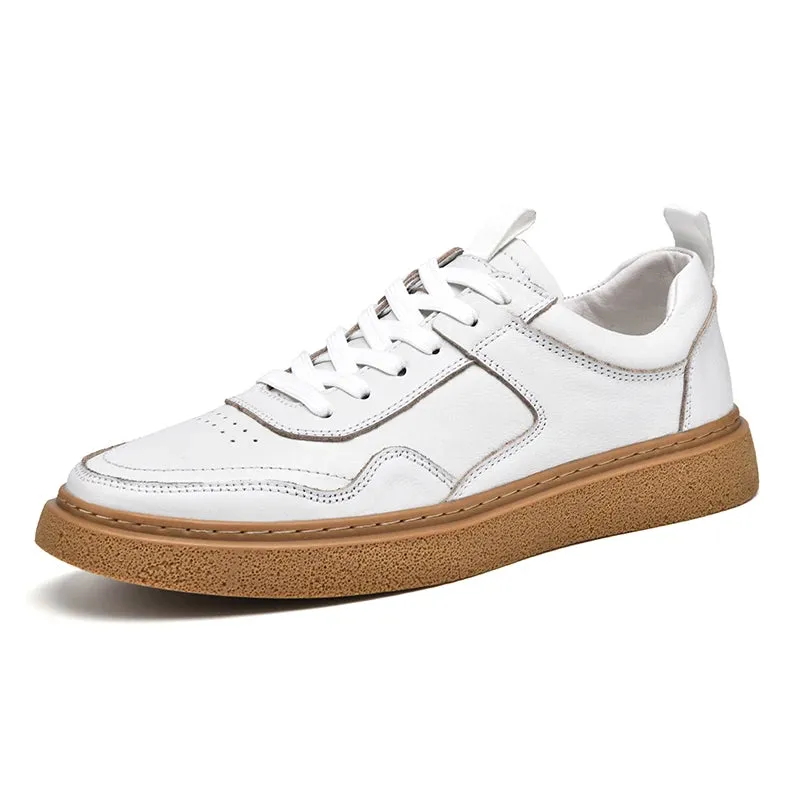 STARBURST GENUINE LEATHER SNEAKERS