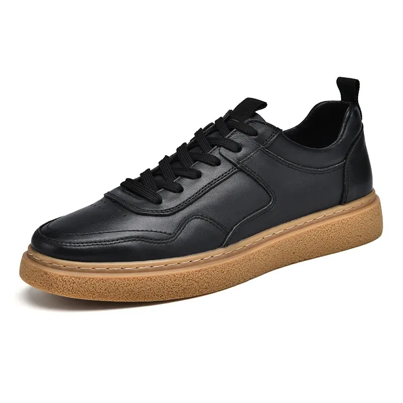STARBURST GENUINE LEATHER SNEAKERS