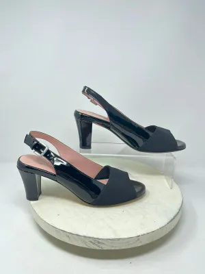 Taryn Rose Size 9  Black Patent Sling-Back Pumps NIB