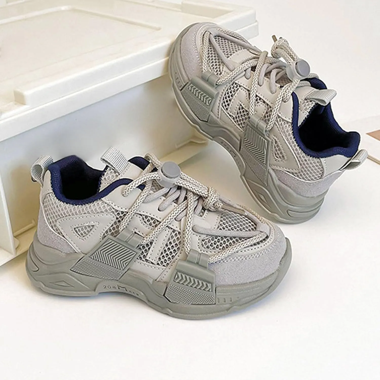 Toddler Boys Girls Sneakers Kids Lightweight Tennis Shoes Breathable Running Sport Athletic Sneakers Walking Shoes