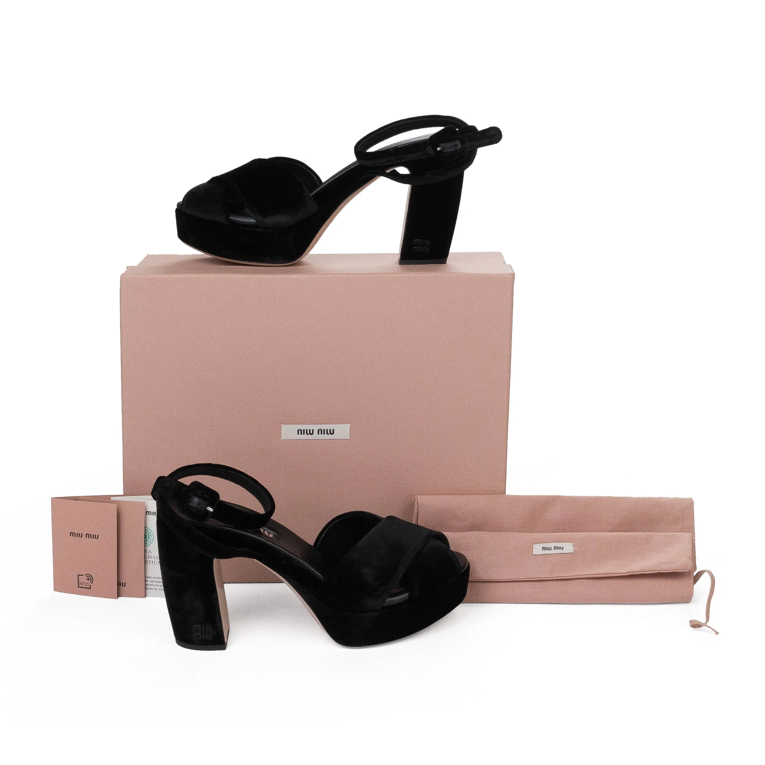 VELVET CRISSCORSS SHOES BLACK FLATS