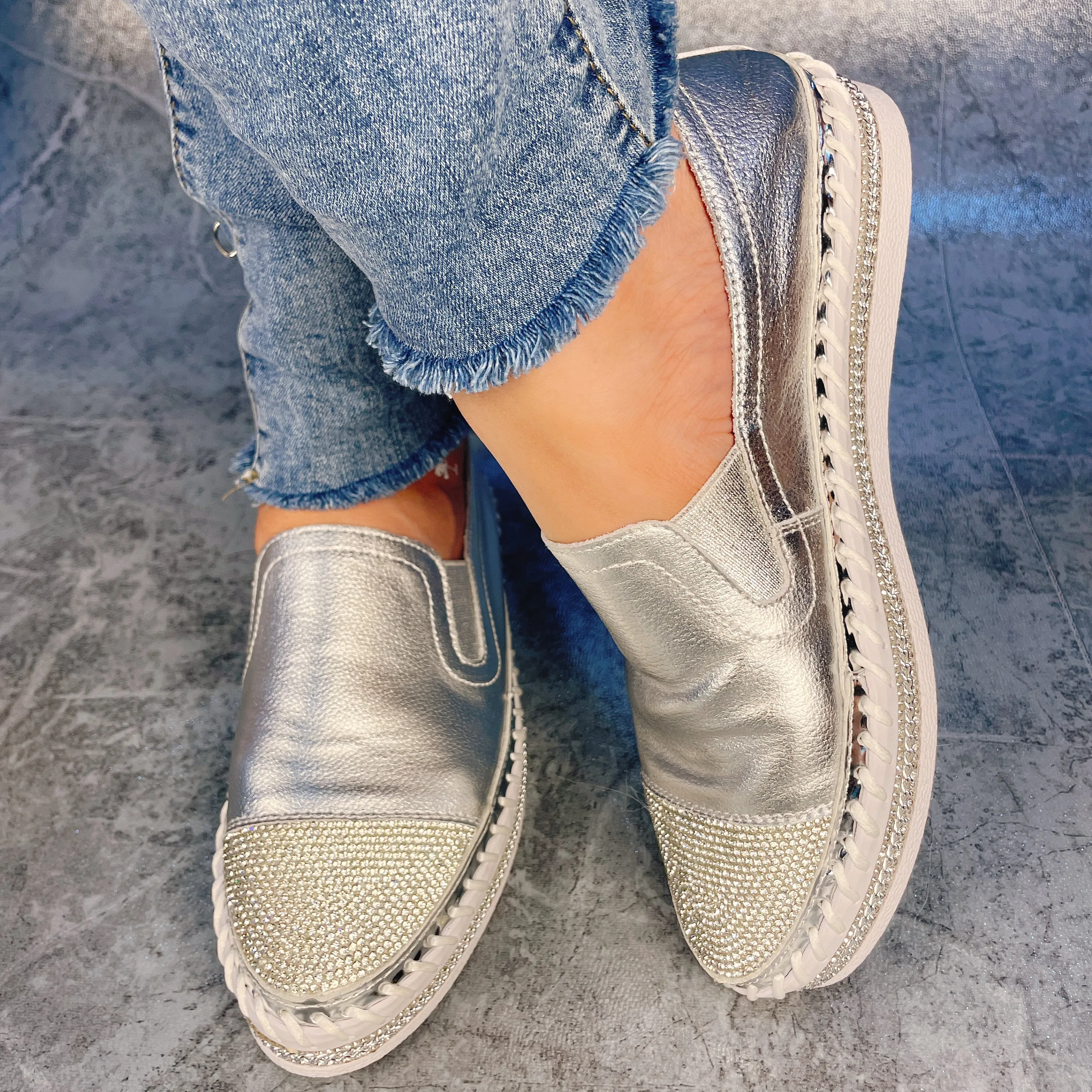 Woman Leather Moccasins