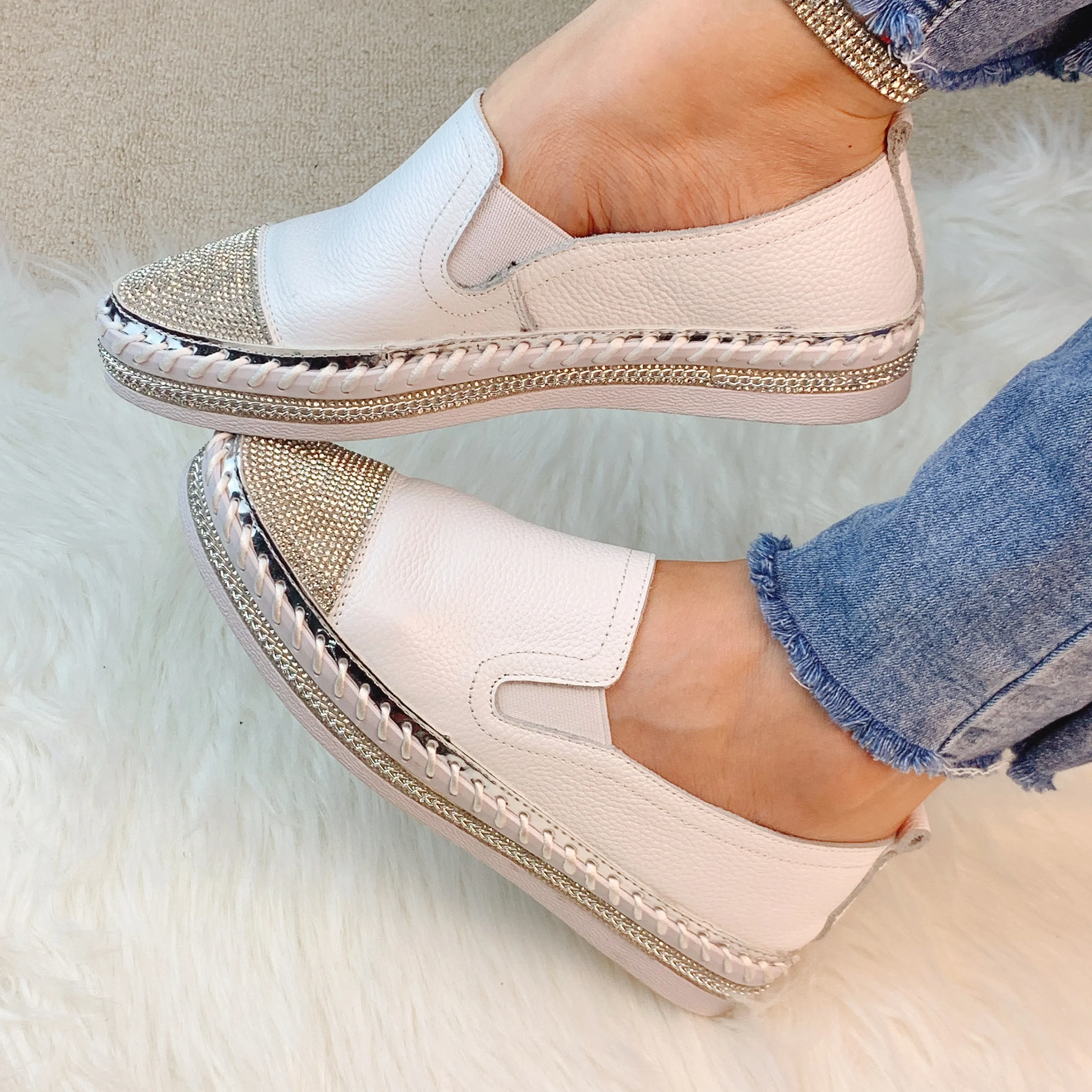 Woman Leather Moccasins