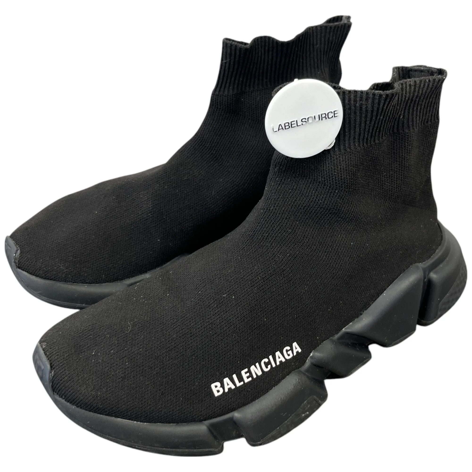 Women's Speed Sock High Trainers Black Size EU 38 / UK 5