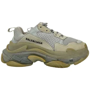 Women's Triple S Low Trainers Grey Size EU 36 / UK 3
