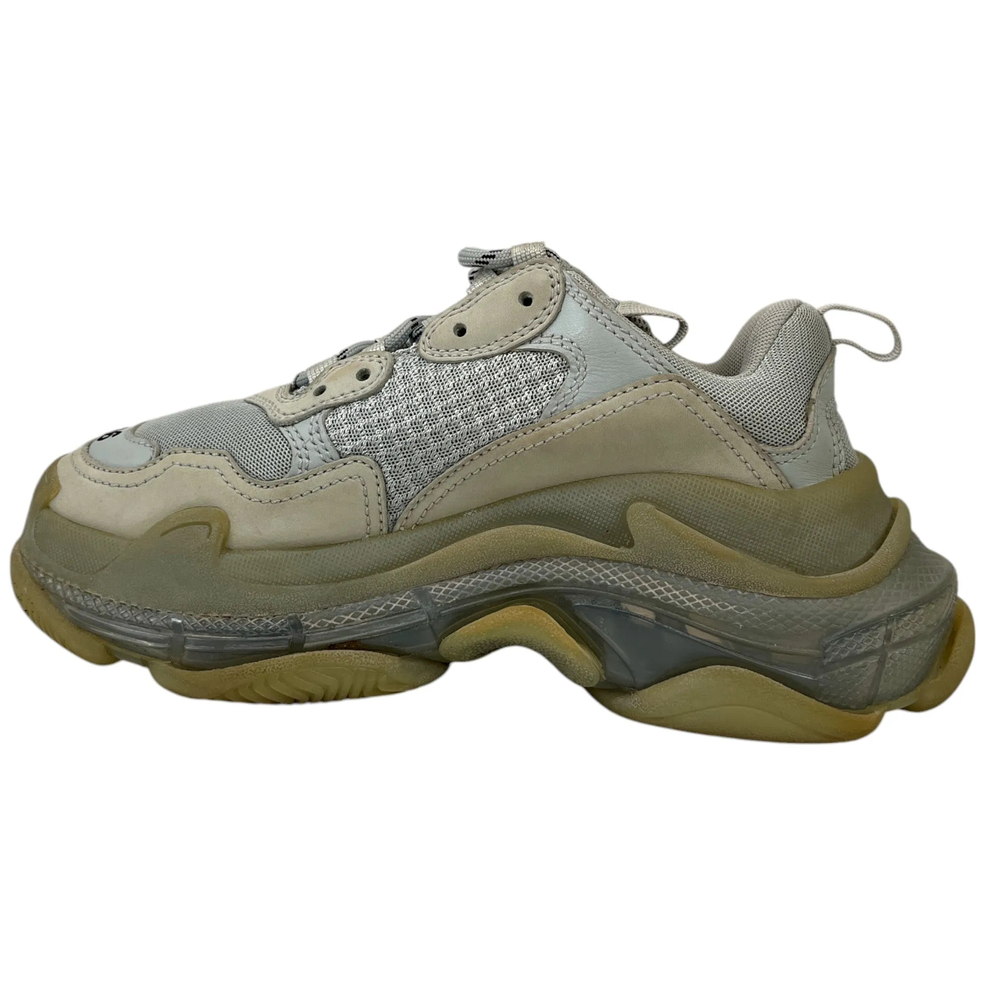 Women's Triple S Low Trainers Grey Size EU 36 / UK 3