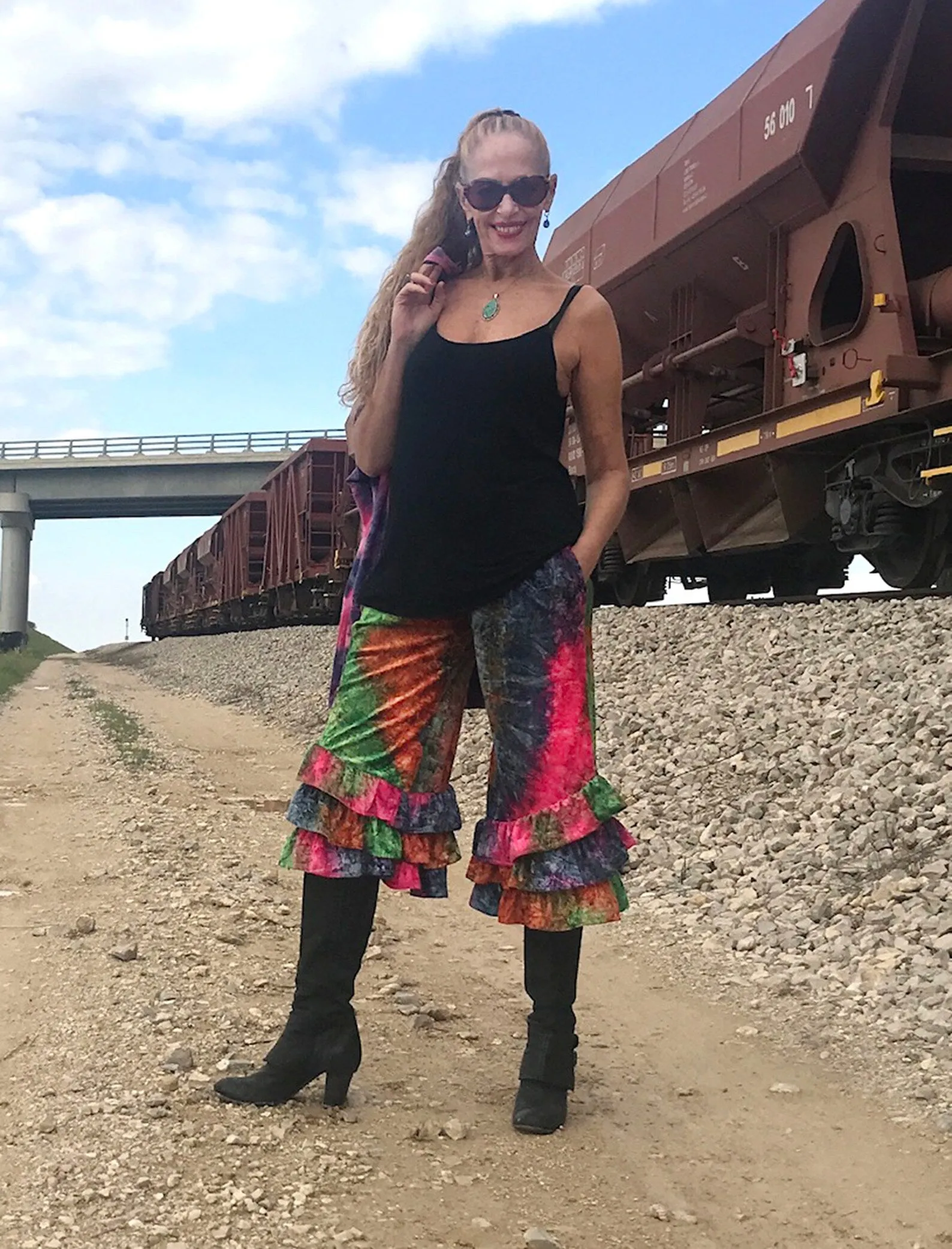 WOODSTOCK Crushed Velvet Bloomer PantalOOnies