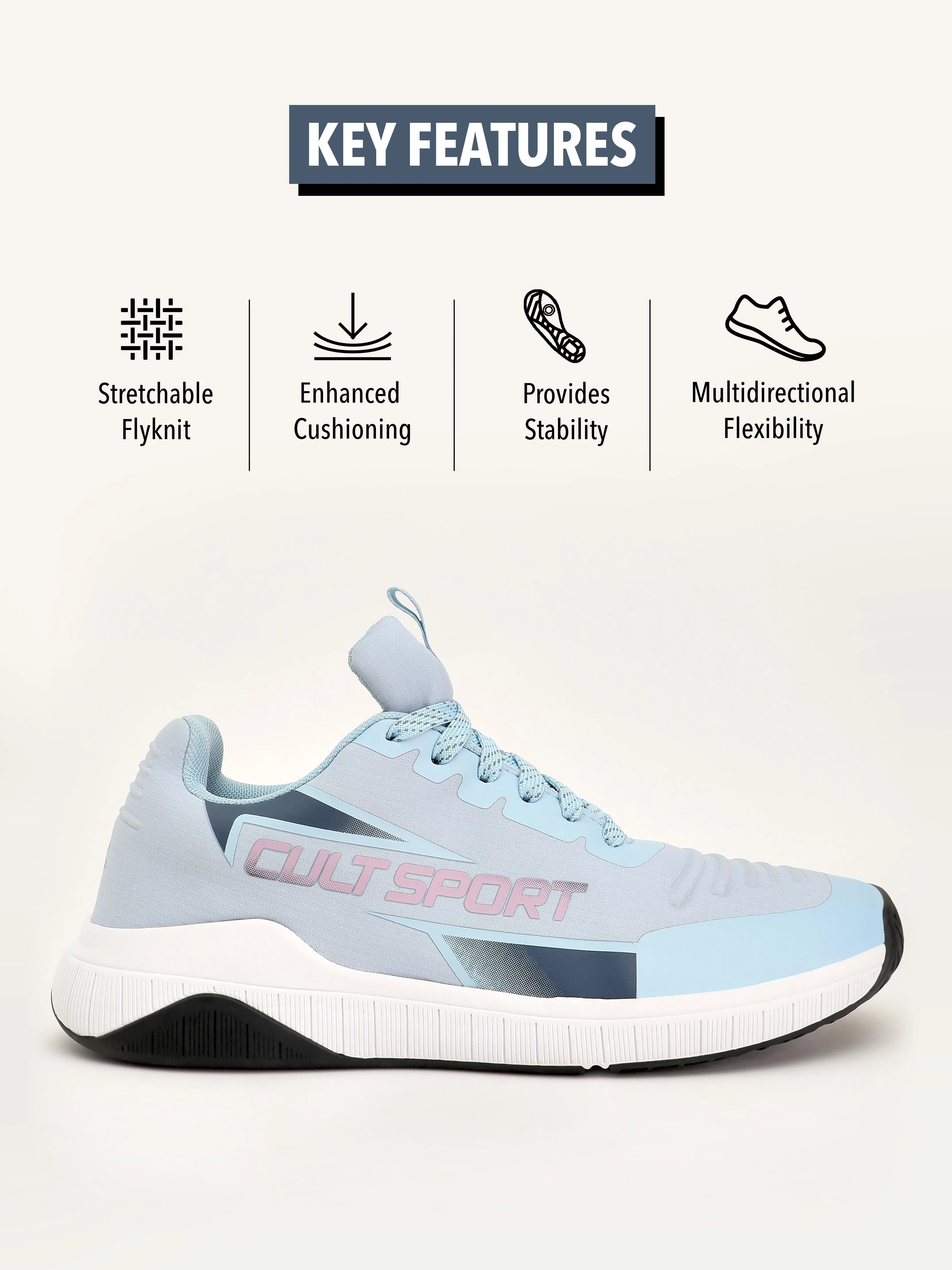 X1 Women Training Shoes - Sky Blue