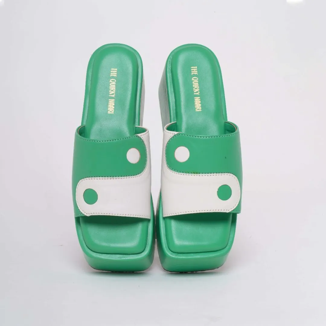 Yin Yang Platforms - Jade Green